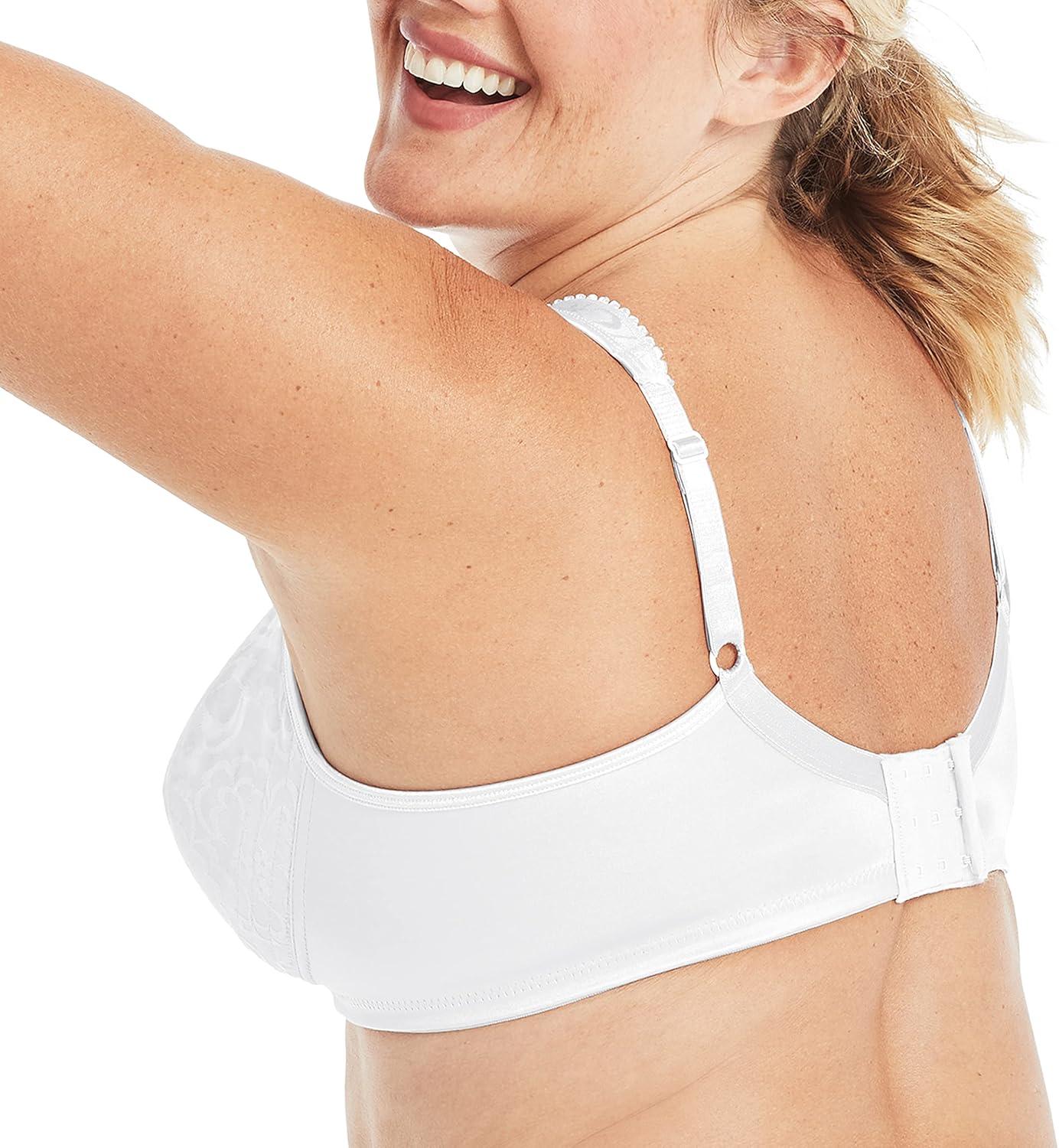 imagePLAYTEX 18 Hour Ultimate Lift and Support WireFree BraWhiteWhite 2pack