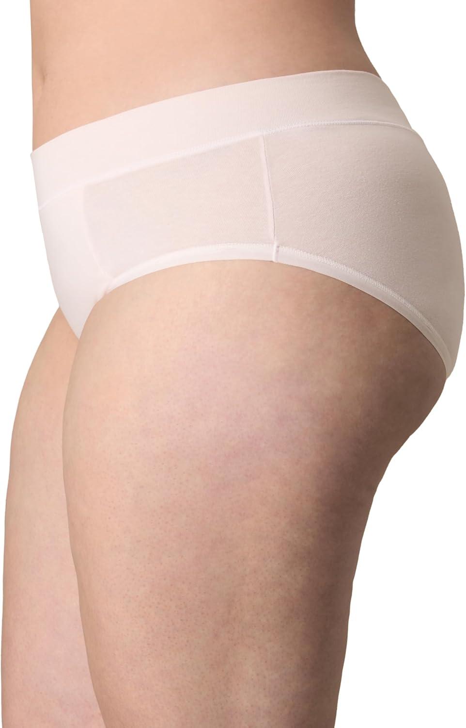 imagePLAYTEX Womens Tummy Control Underwear Hipster Pack 3Pack Stretch Cotton Plus Size Panties Avail Moisture WickingHeirloom WhiteAlmondAlmond