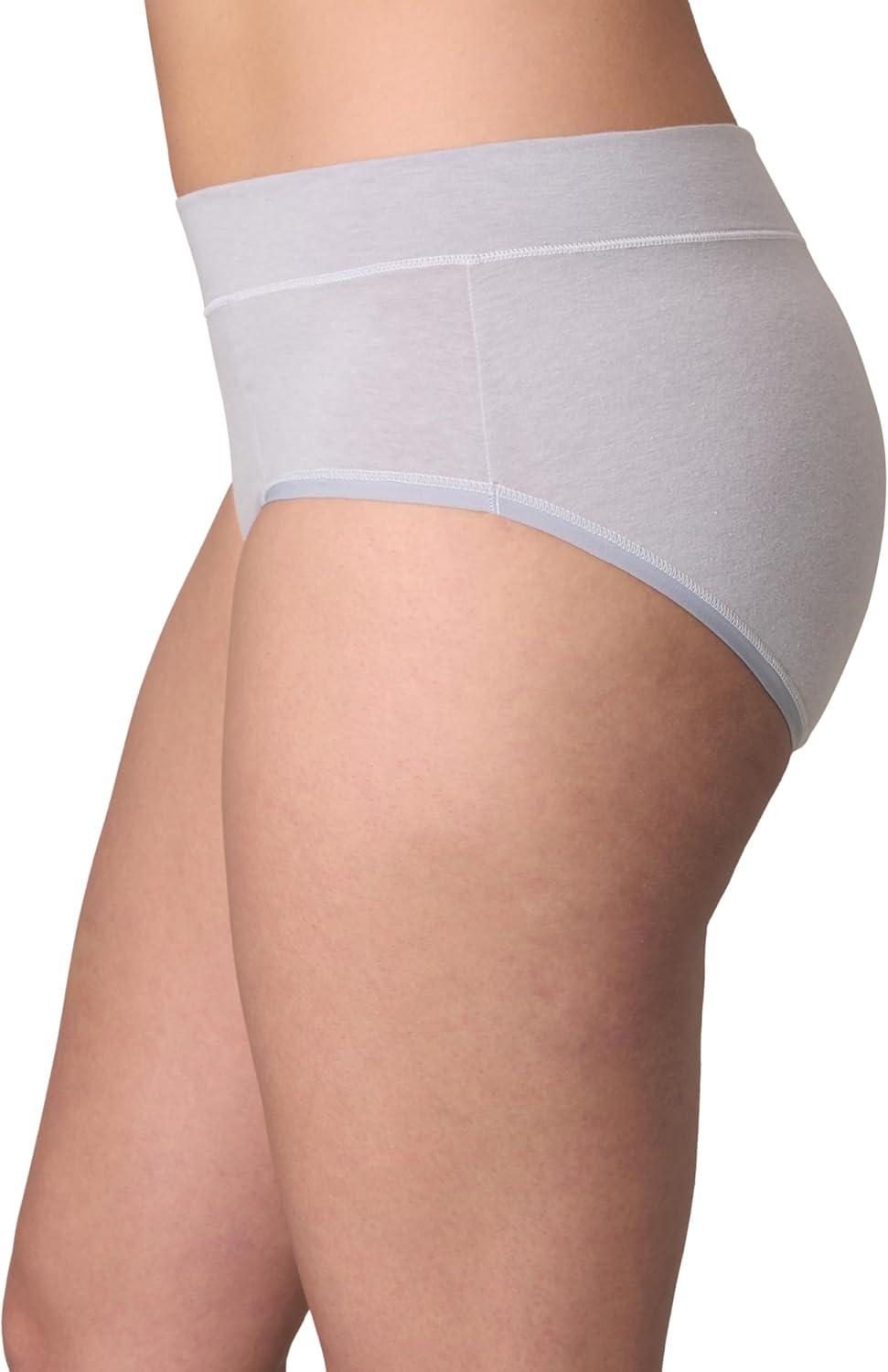 imagePLAYTEX Womens Tummy Control Underwear Hipster Pack 3Pack Stretch Cotton Plus Size Panties Avail Moisture WickingSail Away NavyNew Rain Cloud HeatherPlum Dandy