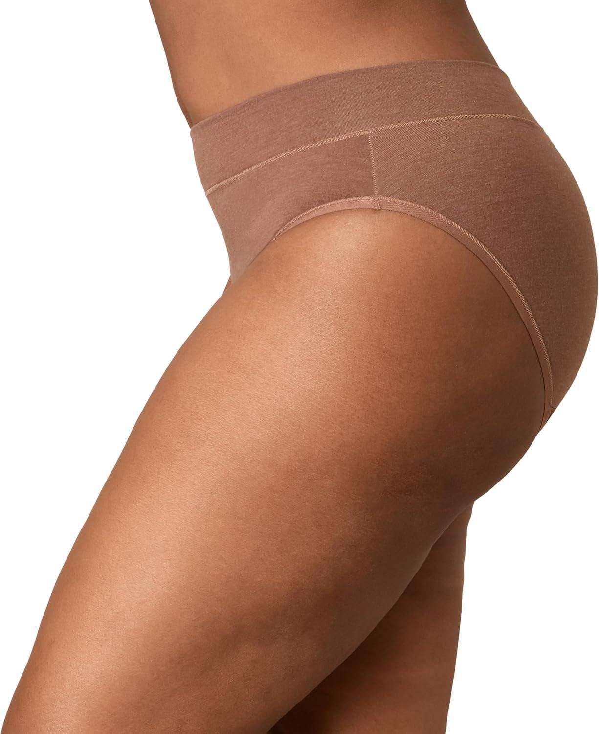 imagePLAYTEX womens Highcut Brief Underwear Pack Plussize Underwear Available Tummy Smoothing 3packDressed in BlackDressed in BlackBronzed Chestnut