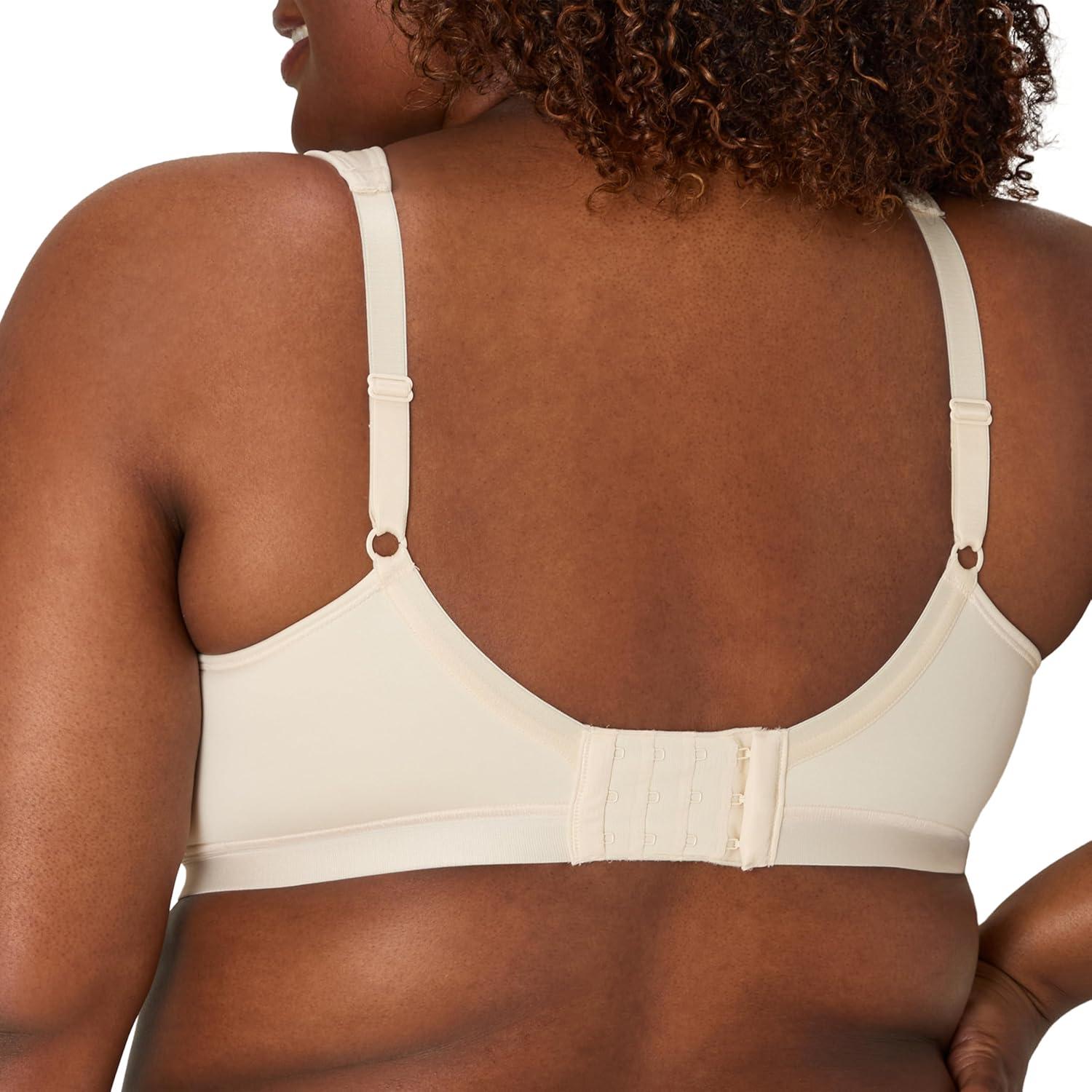 imagePlaytex Womens 18 Hour Active Breathable Comfort Wireless Bra Full Coverage Bra Smoothing SupportLight Beige