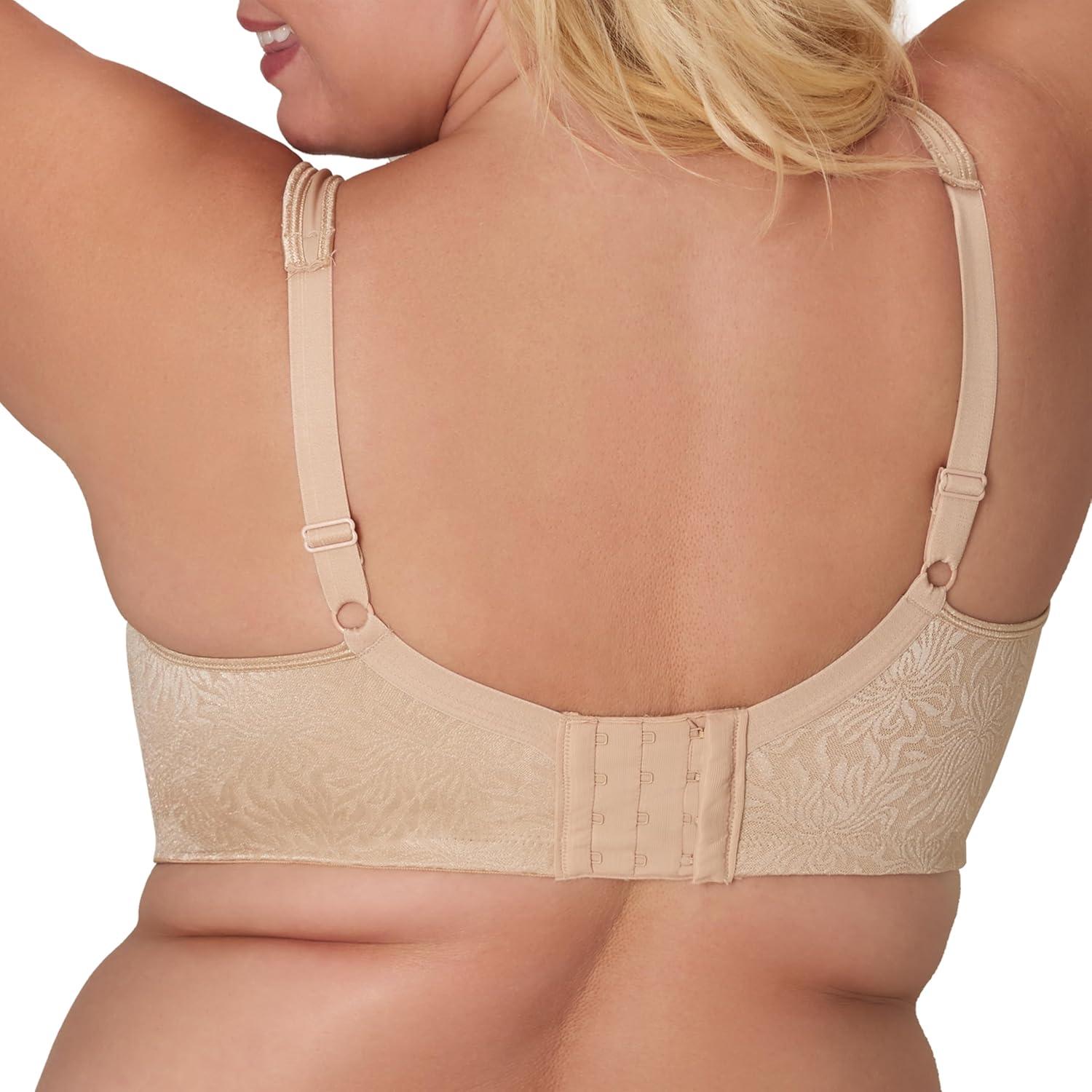 imagePlaytex Womens 18 Hour Side ampamp Back Smoothing Cooling Wireless TShirt Bra with 4Way TruSUPPORTNude