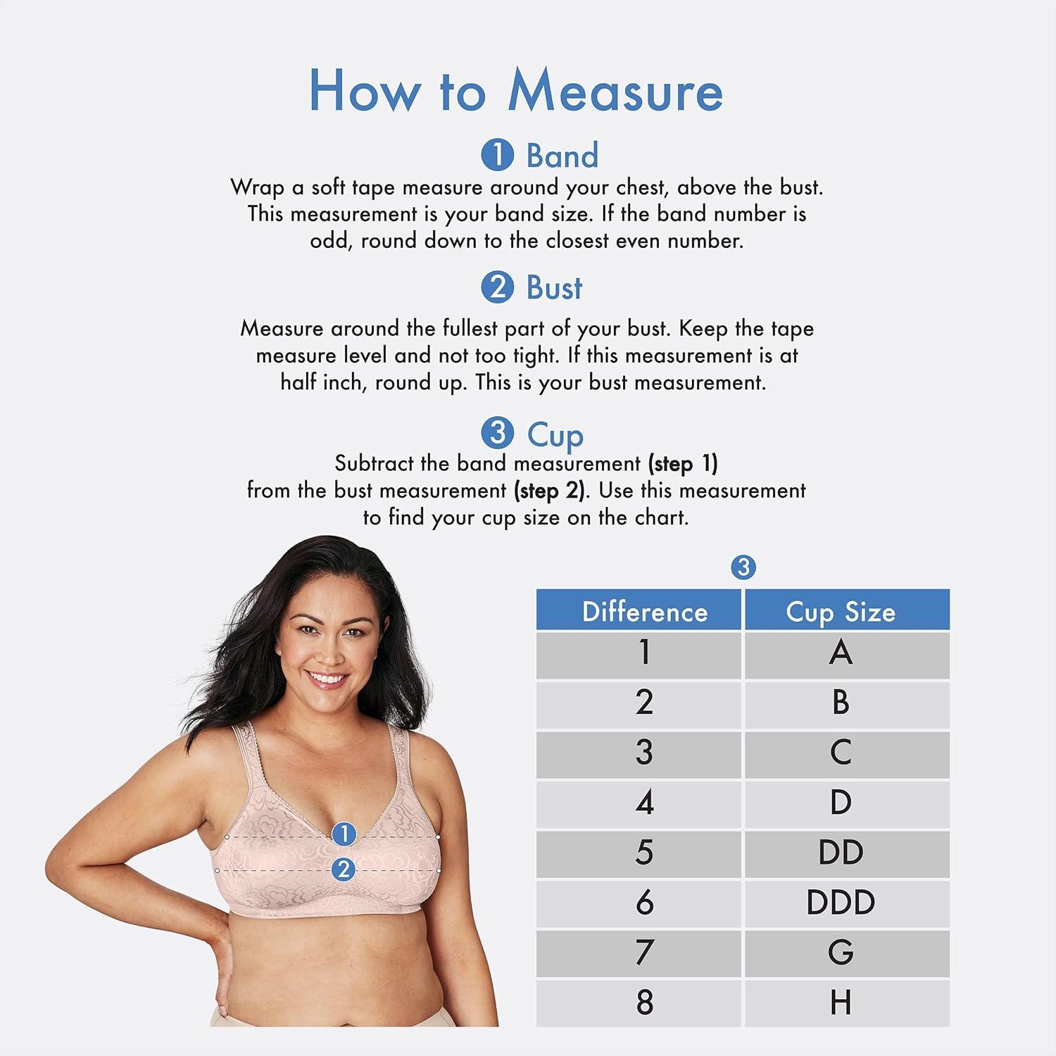 imagePlaytex Womens 18 Hour Side ampamp Back Smoothing Cooling Wireless TShirt Bra with 4Way TruSUPPORTWhite
