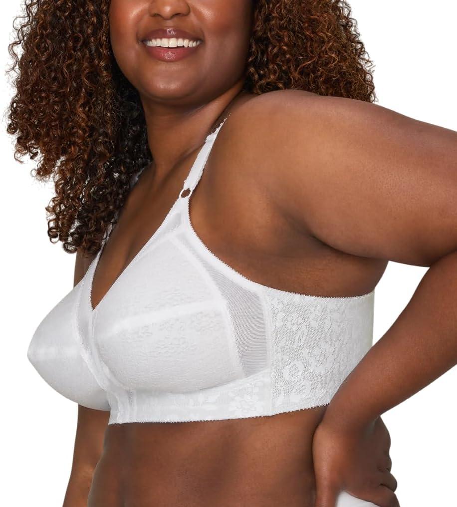 imagePlaytex Womens 18Hour Sensational Support Wireless FullCoverage Bra for Full FiguresWhite