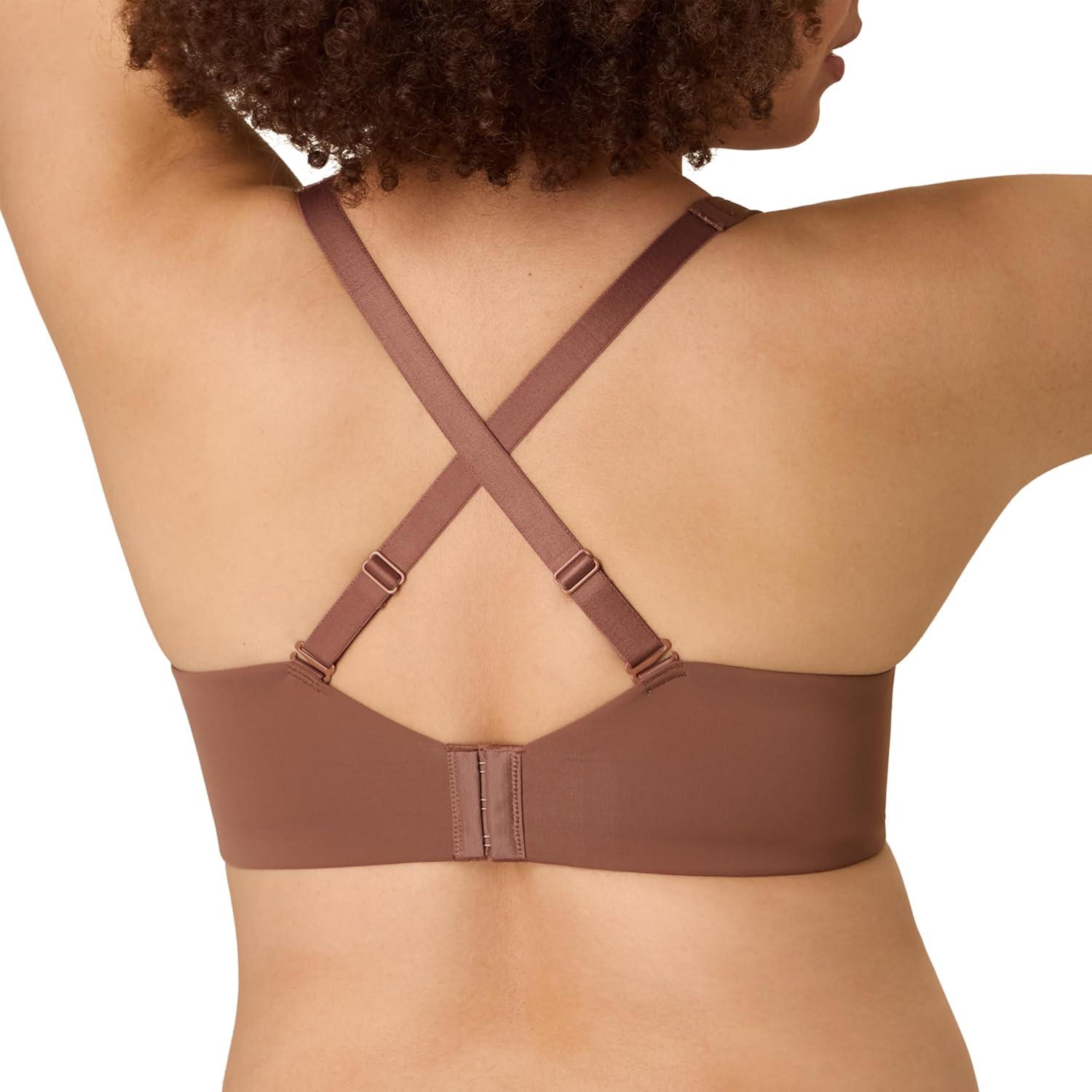 imagePlaytex Womens Underwire Bra PlusSize TShirt Bras Available Full Coverage MoistureWicking 4807Bronzed Chestnut