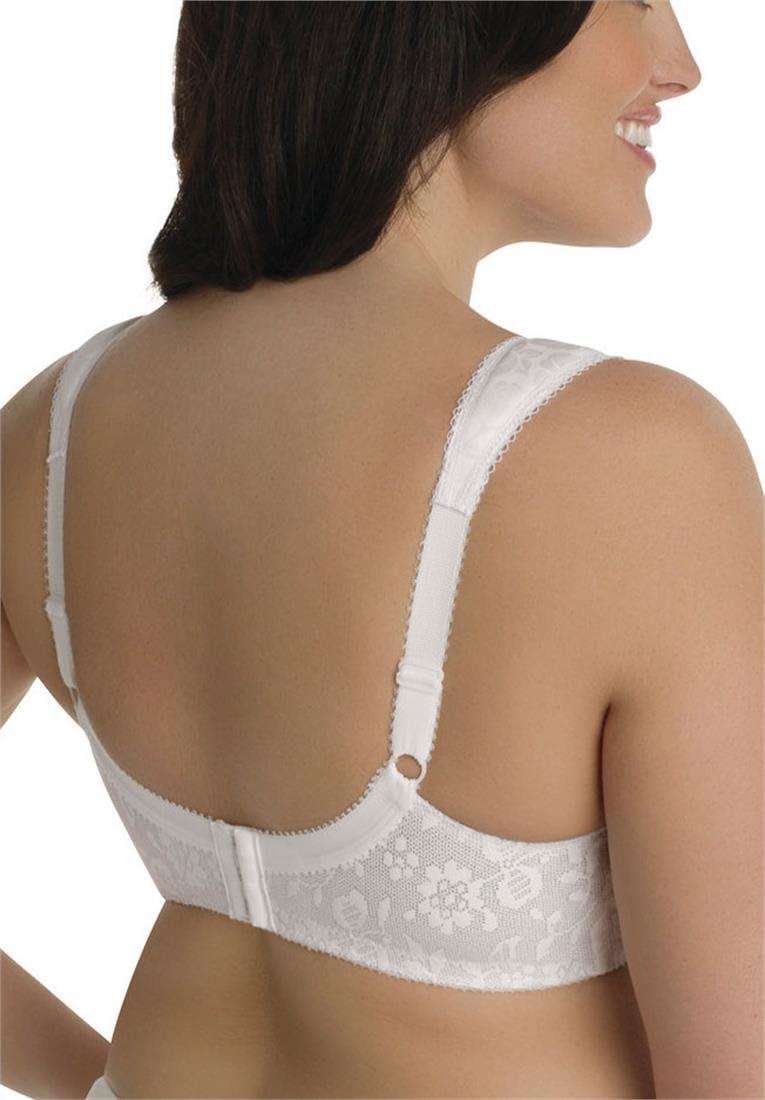 imagePlaytex Womens Wireless Bra 18 Hour PlusSize Bras Available Full Coverage Smoothing 4693 Single or 2PackBelles Rose