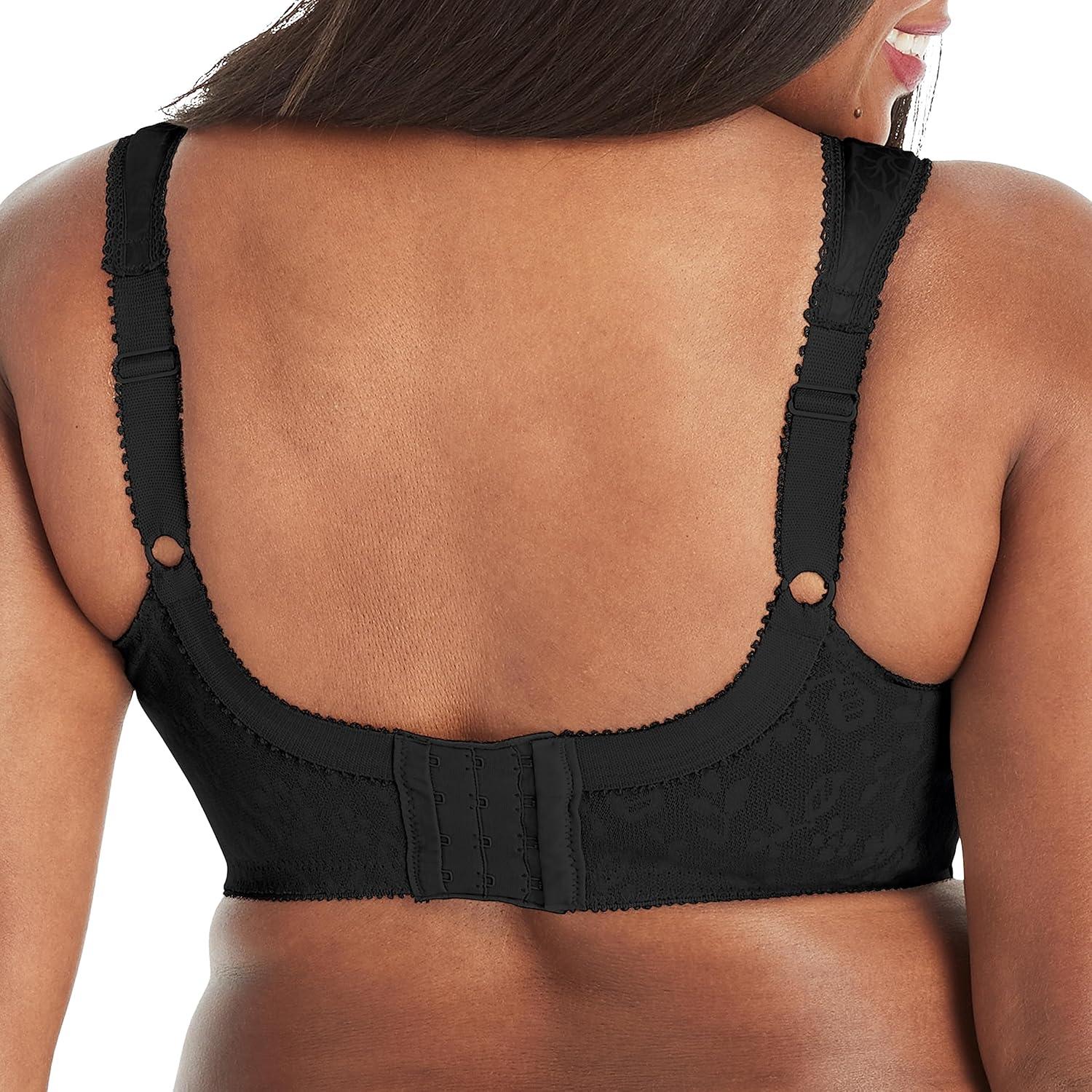 imagePlaytex Womens Wireless Bra 18 Hour PlusSize Bras Available Full Coverage Smoothing 4693 Single or 2PackBlackBlack 2pack
