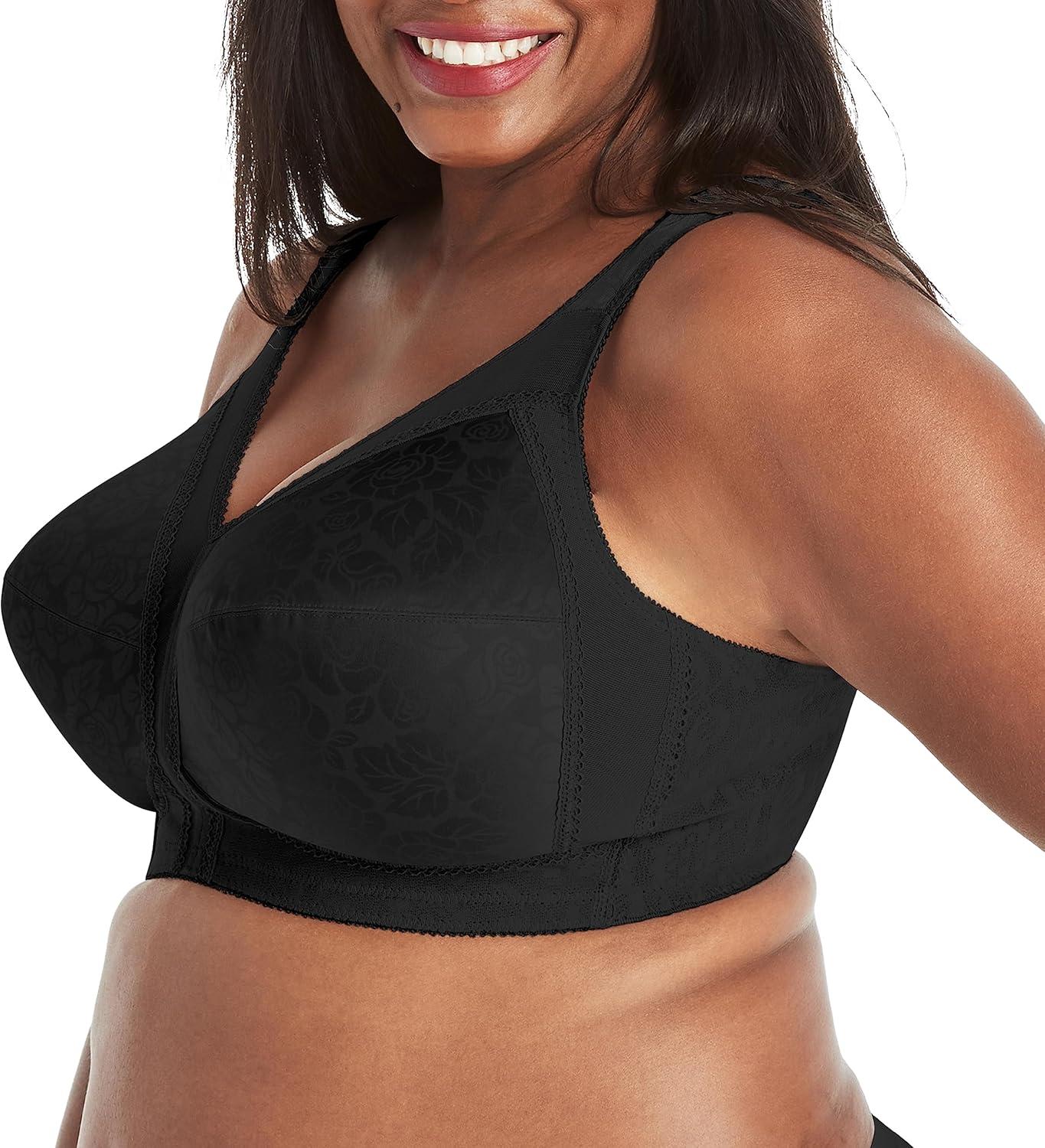 imagePlaytex Womens Wireless Bra 18 Hour PlusSize Bras Available Full Coverage Smoothing 4693 Single or 2PackBlackBlack 2pack