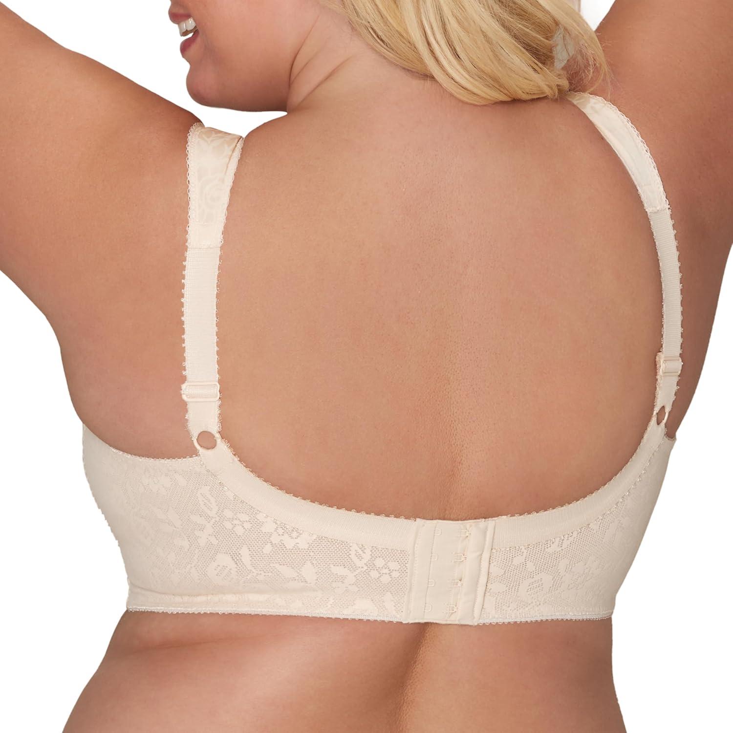 imagePlaytex Womens Wireless Bra 18 Hour PlusSize Bras Available Full Coverage Smoothing 4693 Single or 2PackNatural Beige
