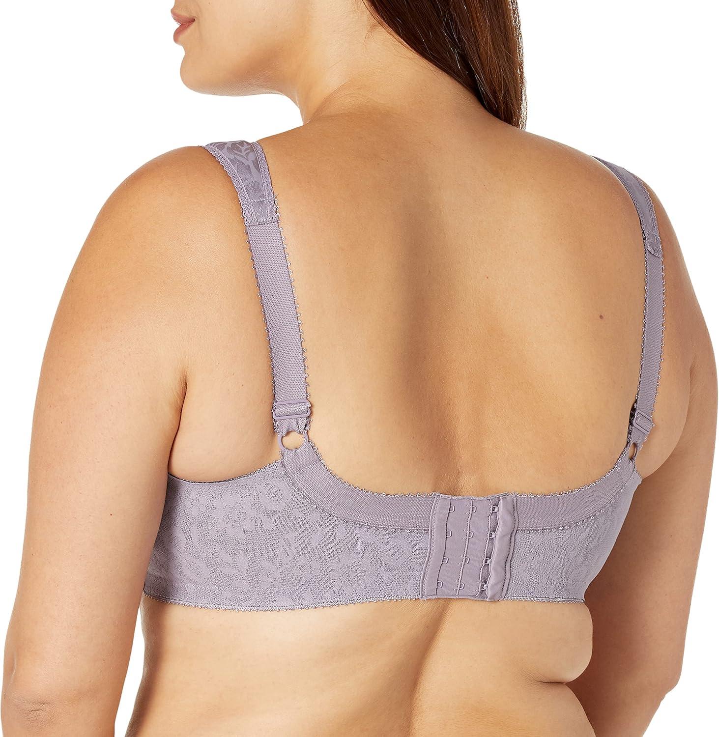 imagePlaytex Womens Wireless Bra 18 Hour PlusSize Bras Available Full Coverage Smoothing 4693 Single or 2PackPerfectly Purple