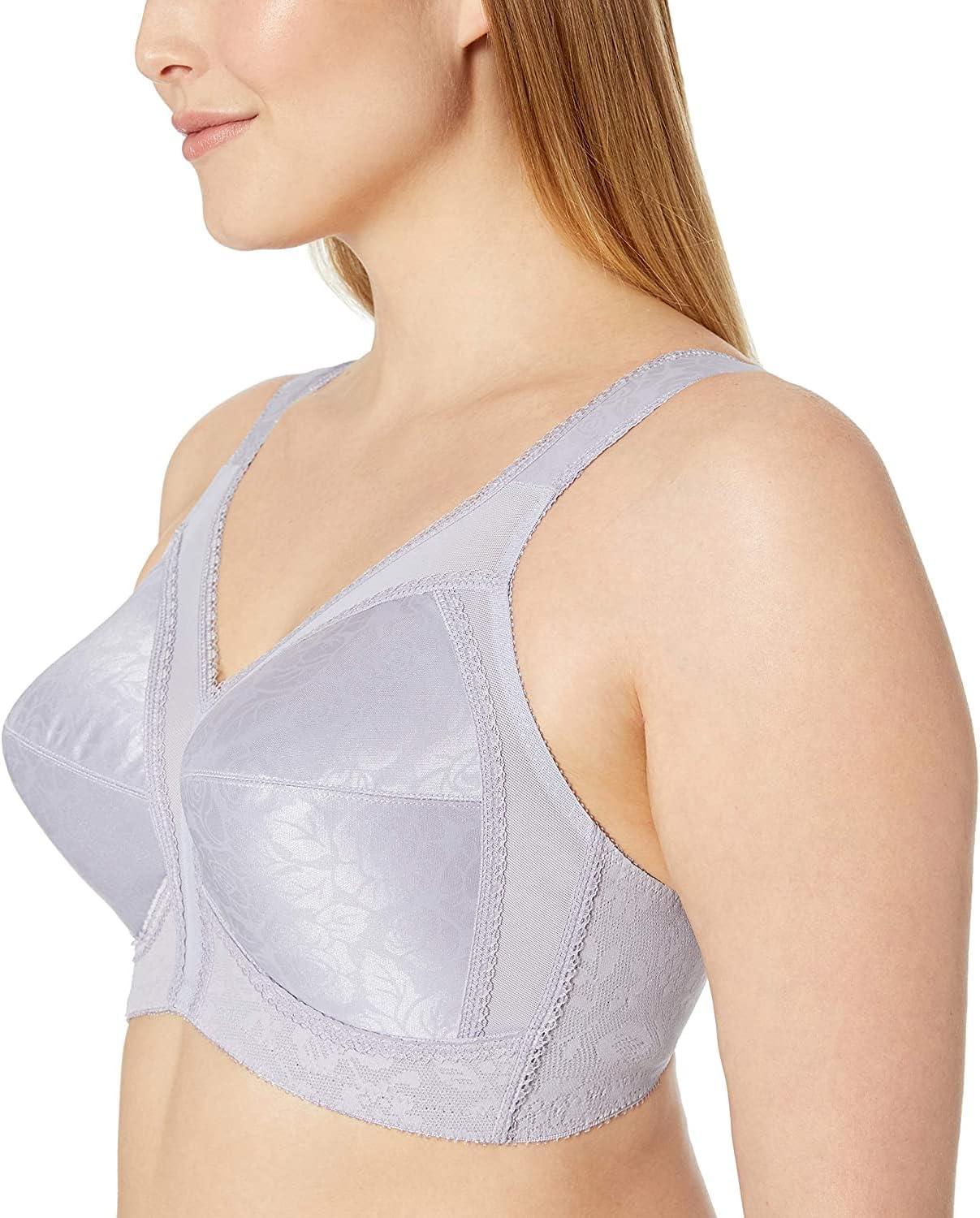 imagePlaytex Womens Wireless Bra 18 Hour PlusSize Bras Available Full Coverage Smoothing 4693 Single or 2PackPrivate Jet