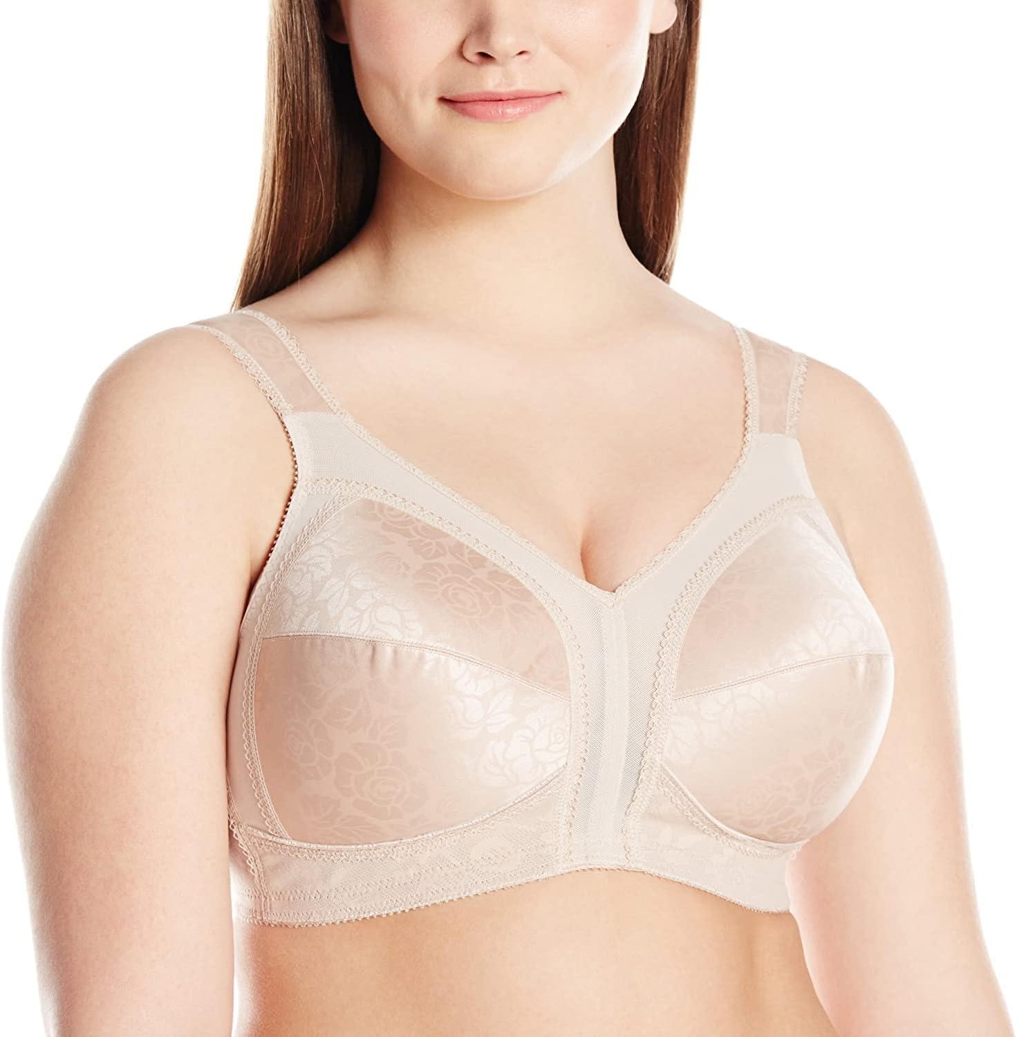 imagePlaytex Womens Wireless Bra 18 Hour PlusSize Bras Available Full Coverage Smoothing 4693 Single or 2PackPrivate Jet