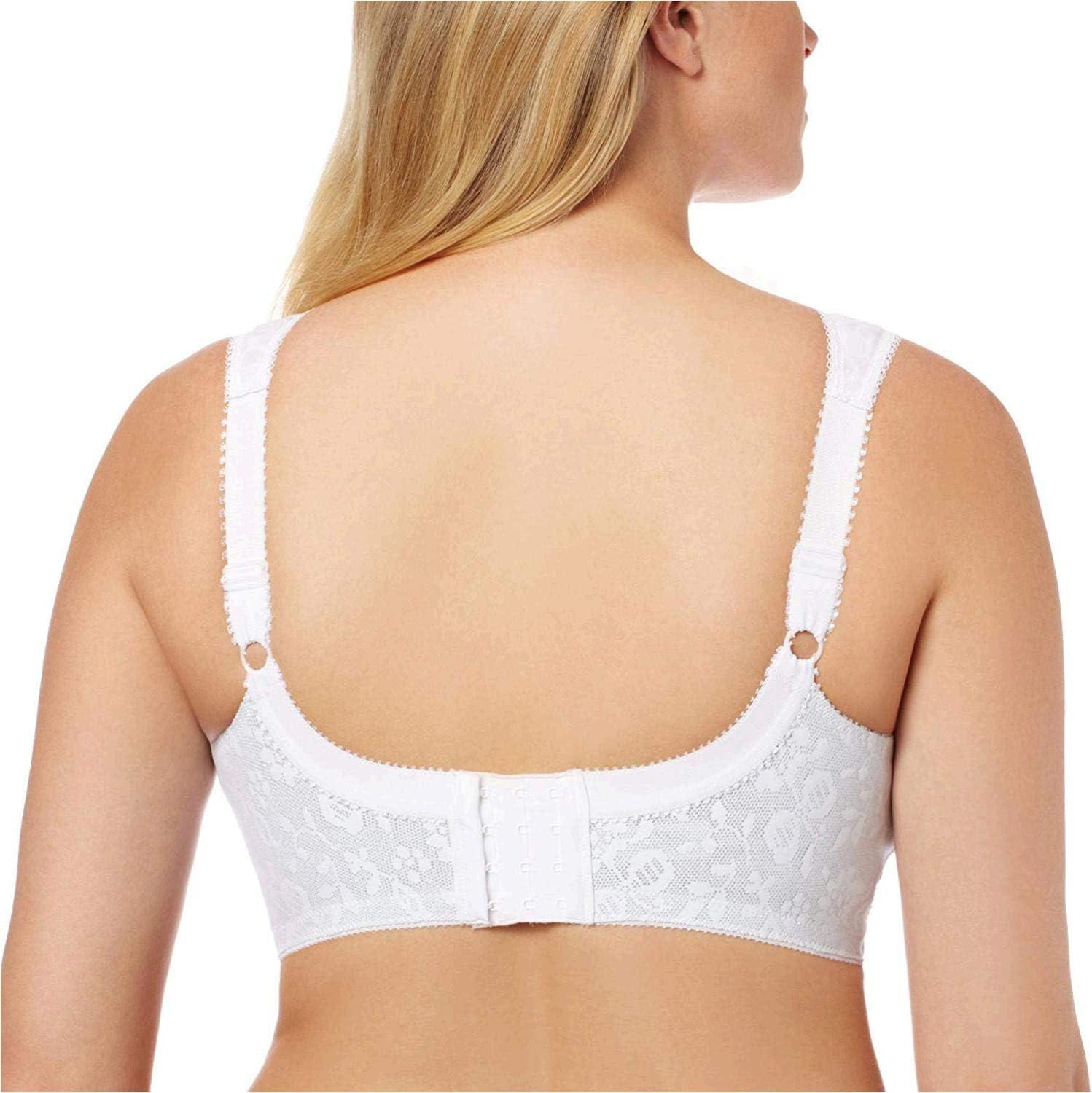 imagePlaytex Womens Wireless Bra 18 Hour PlusSize Bras Available Full Coverage Smoothing 4693 Single or 2PackRosewater