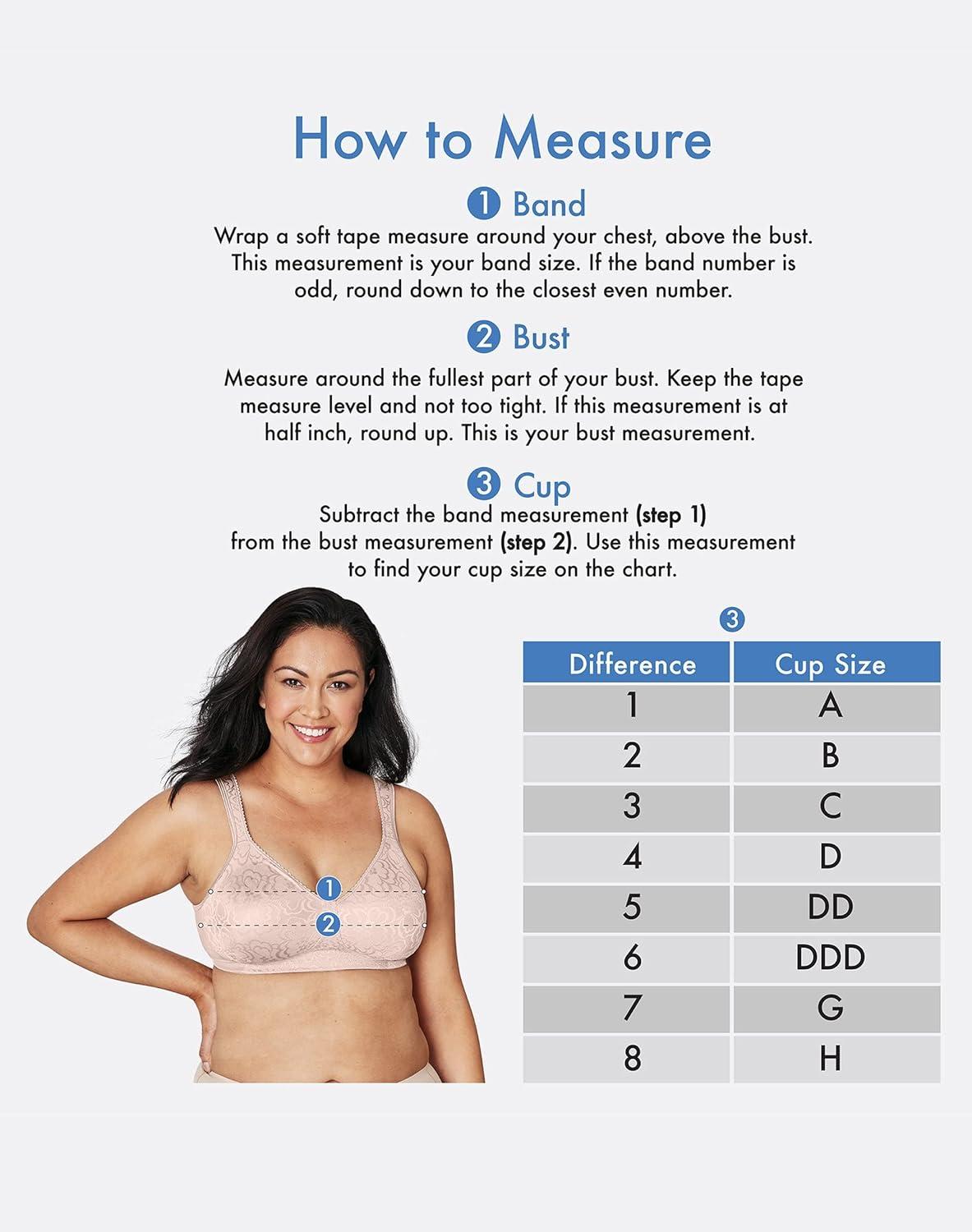 imagePlaytex Womens Wireless Bra 18 Hour PlusSize Bras Available Full Coverage Smoothing 4693 Single or 2PackSoft Bluegrey