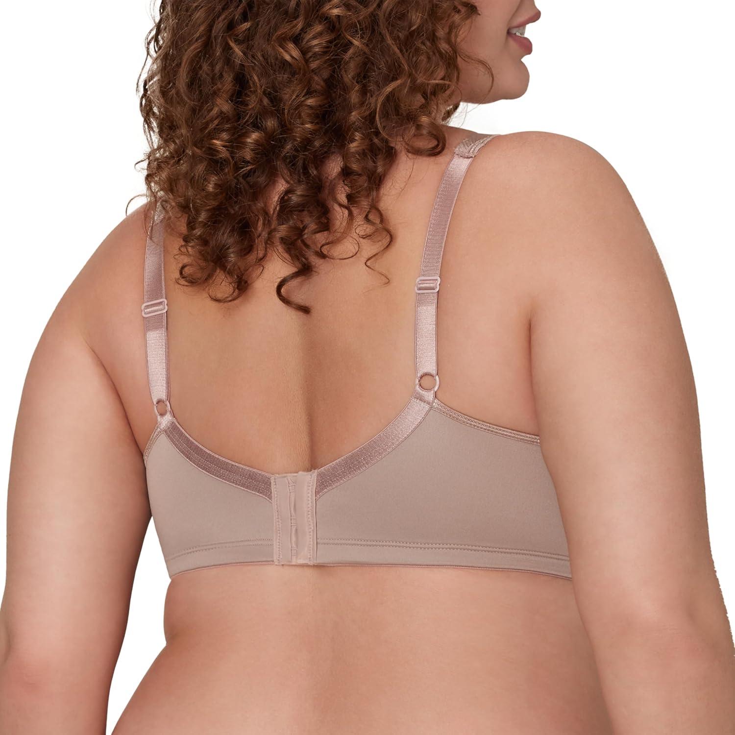 imagePlaytex Womens Wireless Bra 18 Hour TShirt Bras Available MoistureWicking Full Coverage SmoothingEvening Blush