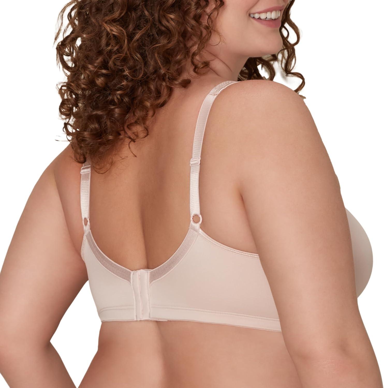 imagePlaytex Womens Wireless Bra 18 Hour TShirt Bras Available MoistureWicking Full Coverage SmoothingSandshell