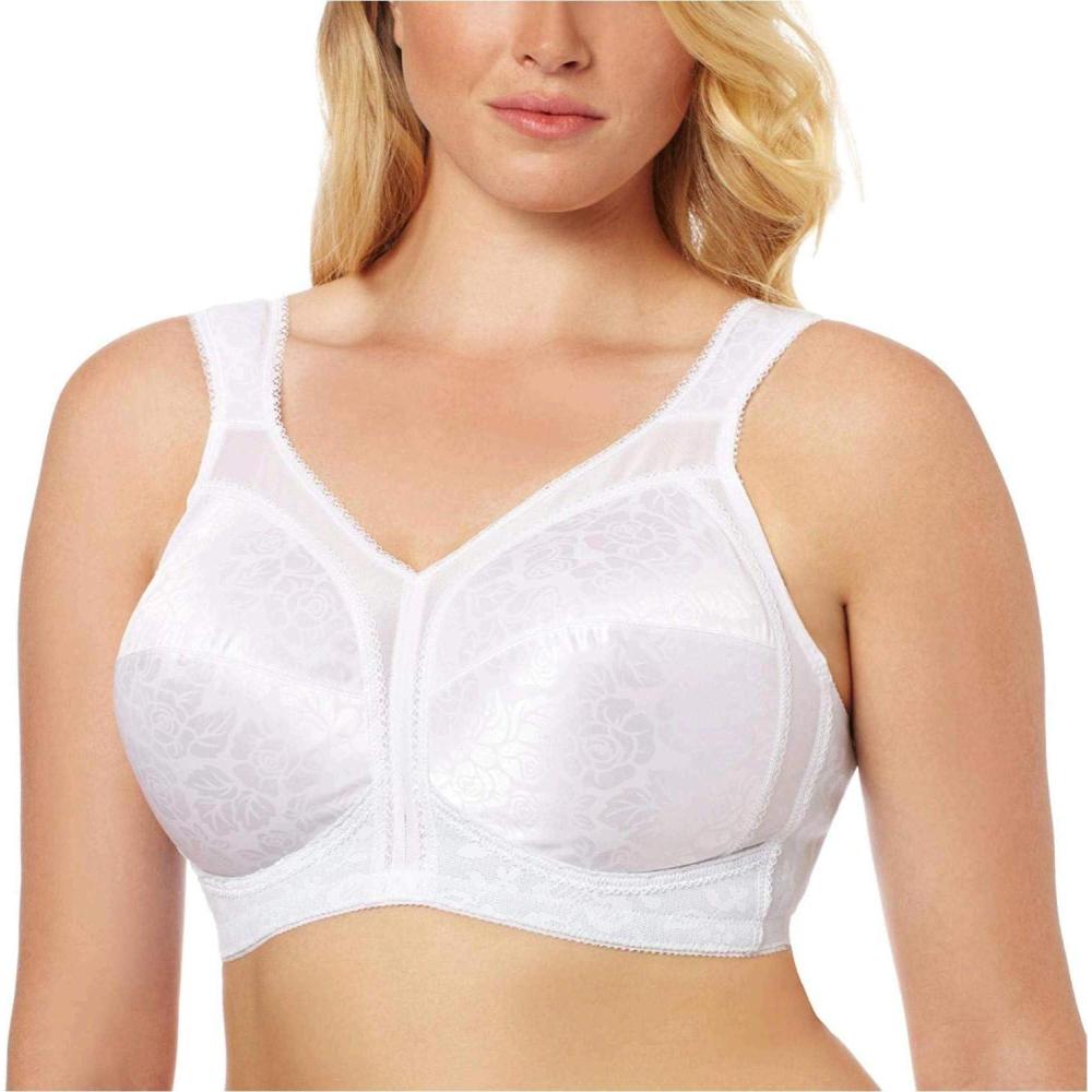 imagePlaytex Womens Wireless Bra 18 Hour PlusSize Bras Available Full Coverage Smoothing 4693 Single or 2PackRosewater
