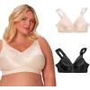 Natural Beige/Black  2-pack