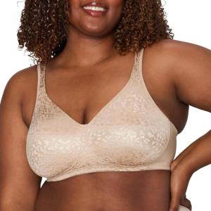 PLAYTEX 18 Hour Ultimate Lift and Support Wire-Free Bra(Almond Animal)