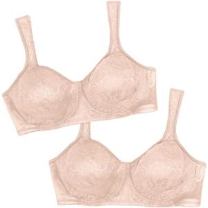 PLAYTEX 18 Hour Ultimate Lift and Support Wire-Free Bra(Sandshell/Sandshell  2-pack)