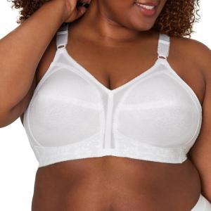 Playtex Women’s 18-Hour Sensational Support Wireless Full-Coverage Bra for Full Figures(White)