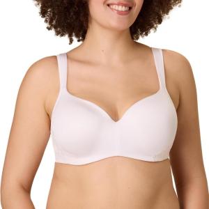 Playtex Womens Balconette Underwire Bra, Plus-Size Bras Available, Full Coverage, Moisture-Wicking, 4802(Heirloom White)
