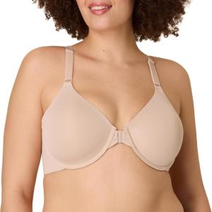 Playtex Womens Racerback Underwire Bra, Plus-Size Bras Available, Full Coverage, Moisture-Wicking, 4808(Almond)