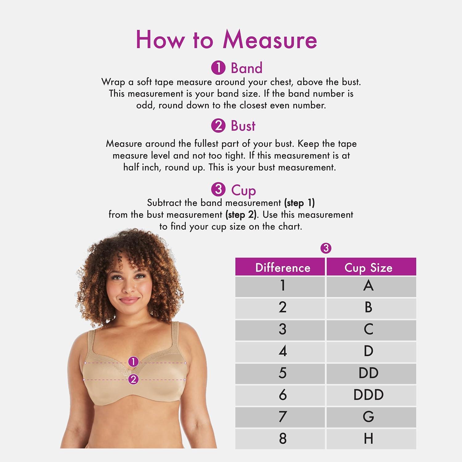 imagePLAYTEX womens Secrets Underwire Balconette Tshirt Bra for Full Figures Retired ColorsJuniper Blue