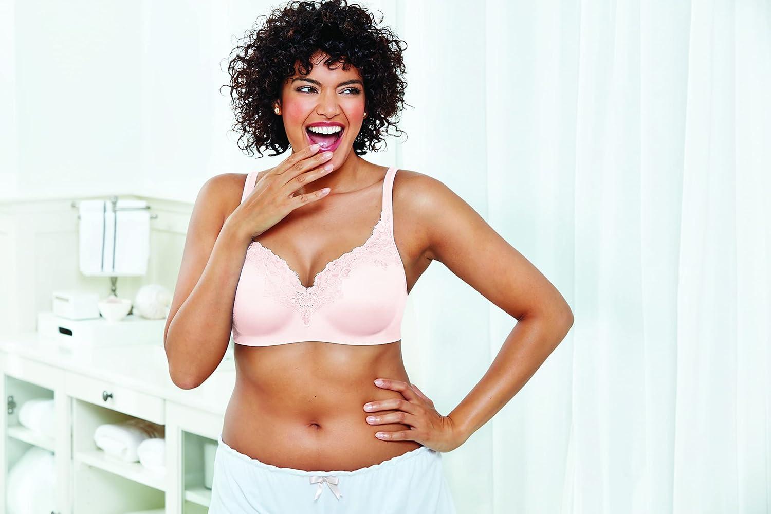 imagePLAYTEX womens Secrets Underwire Balconette Tshirt Bra for Full Figures Retired ColorsNude
