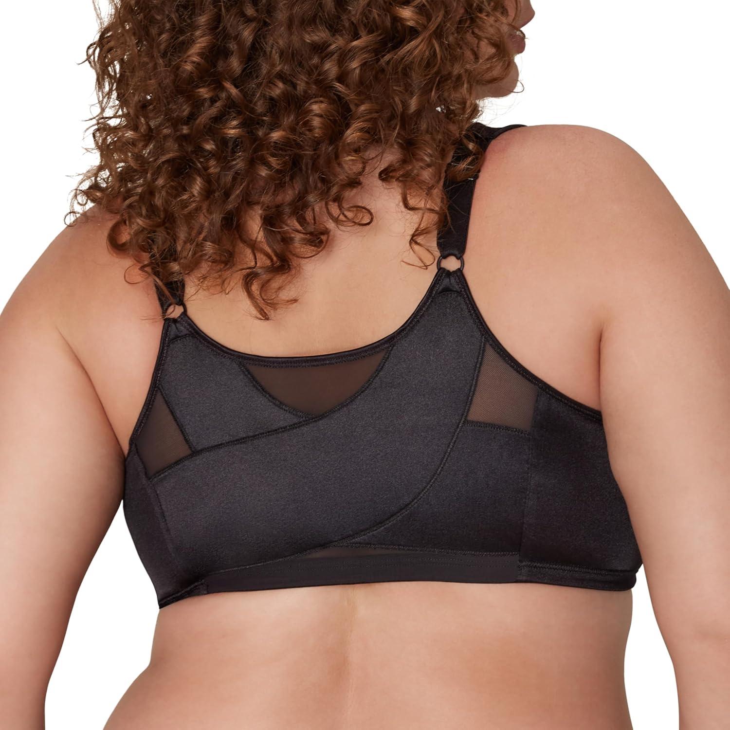 imagePlaytex Womens 18 Hour Front Close Extra Back Support Wireless Bra USE52EBlack
