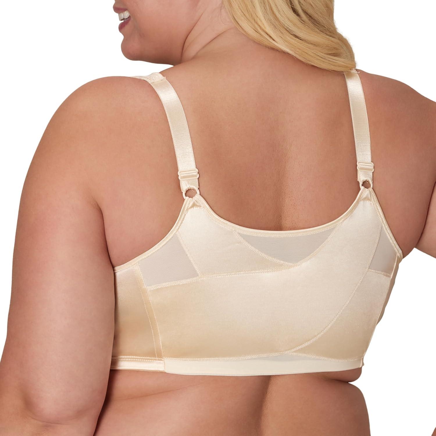 imagePlaytex Womens 18 Hour Front Close Extra Back Support Wireless Bra USE52ELight Beige