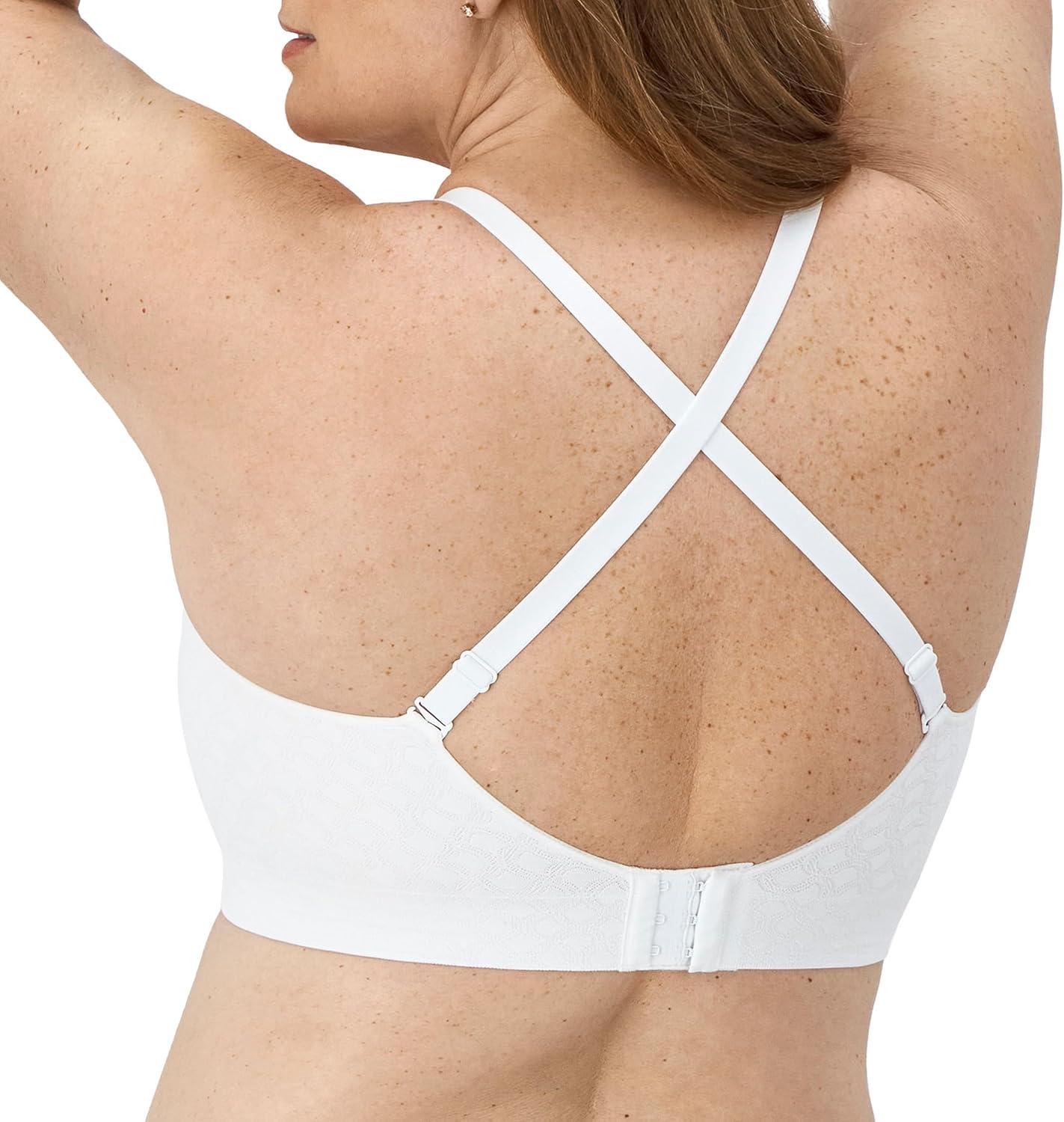 imagePlaytex Womens Smoothing Full Coverage Wireless Bra Us4p31 2Pack Sizes S3x MXLAlmondWhite