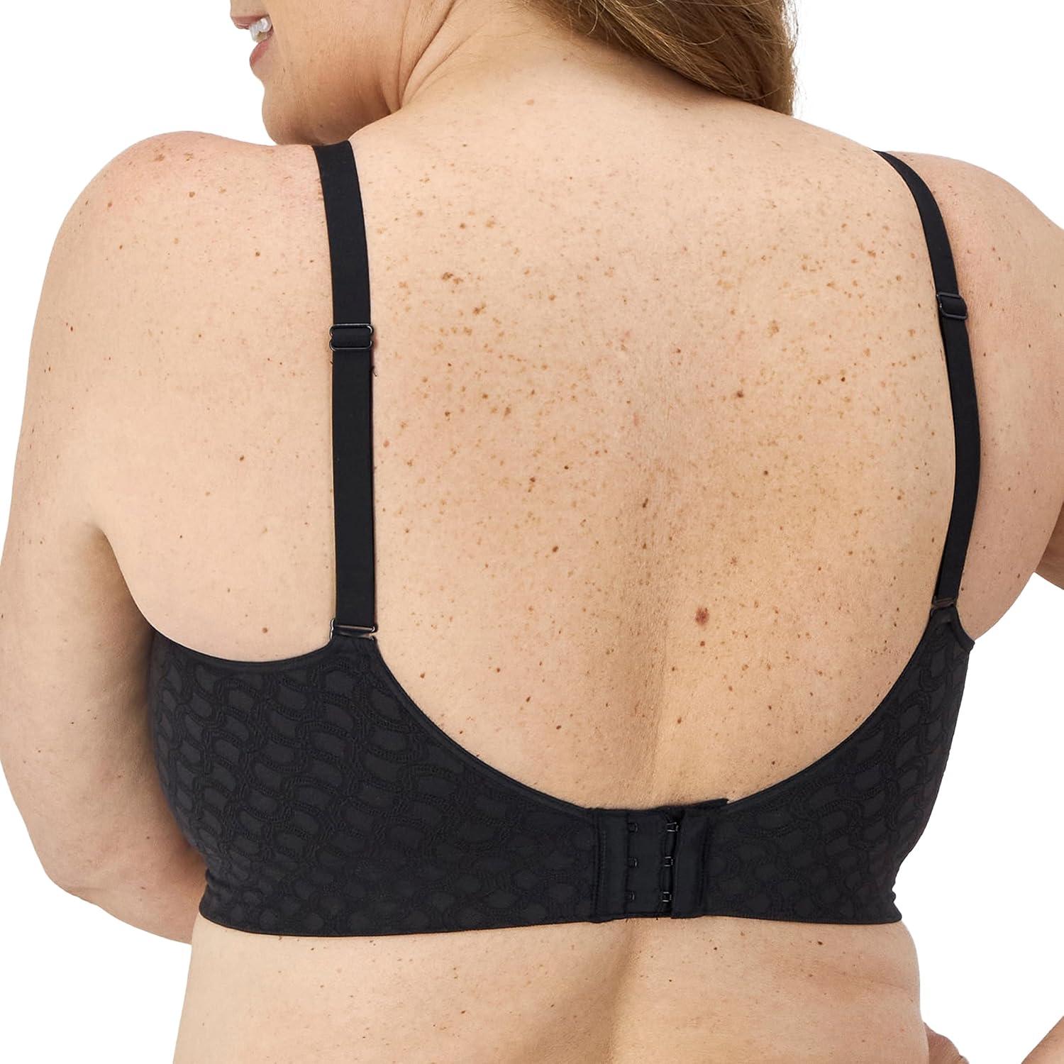 imagePlaytex Womens Smoothing Full Coverage Wireless Bra Us4p31 2Pack Sizes S3x MXLBlackAlmond