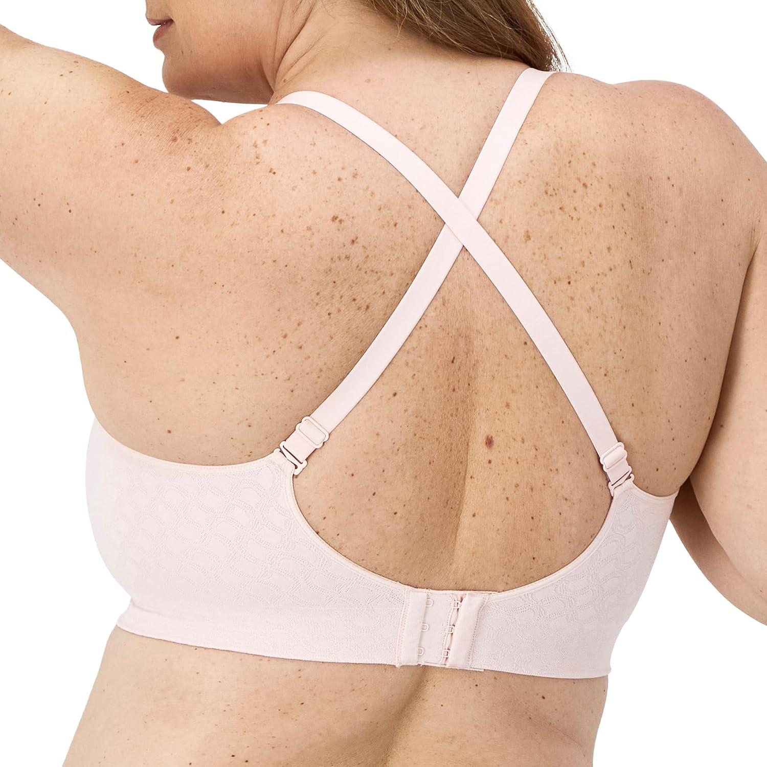 imagePlaytex Womens Smoothing Full Coverage Wireless Bra Us4p31 2Pack Sizes S3x MXLPink PirouetteBlack