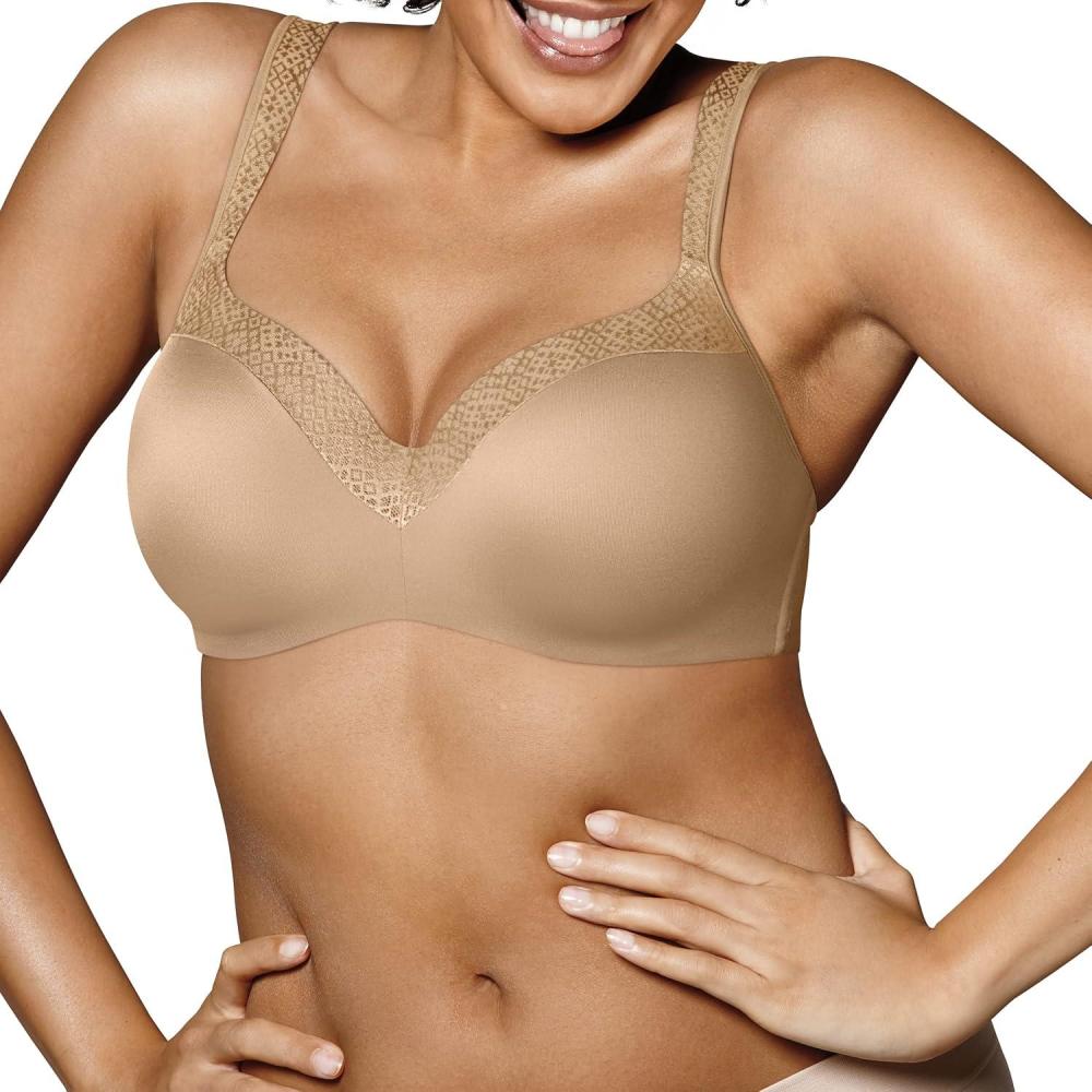 imagePLAYTEX womens Secrets Underwire Balconette Tshirt Bra for Full Figures Retired ColorsNude