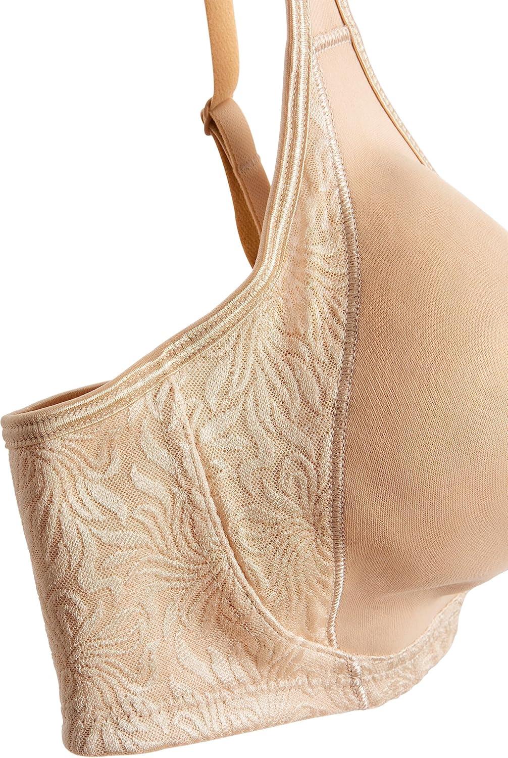 imagePlaytex Womens 18 Hour Side amp Back Smoothing Cooling Wireless TShirt Bra with 4Way TruSUPPORTWhite