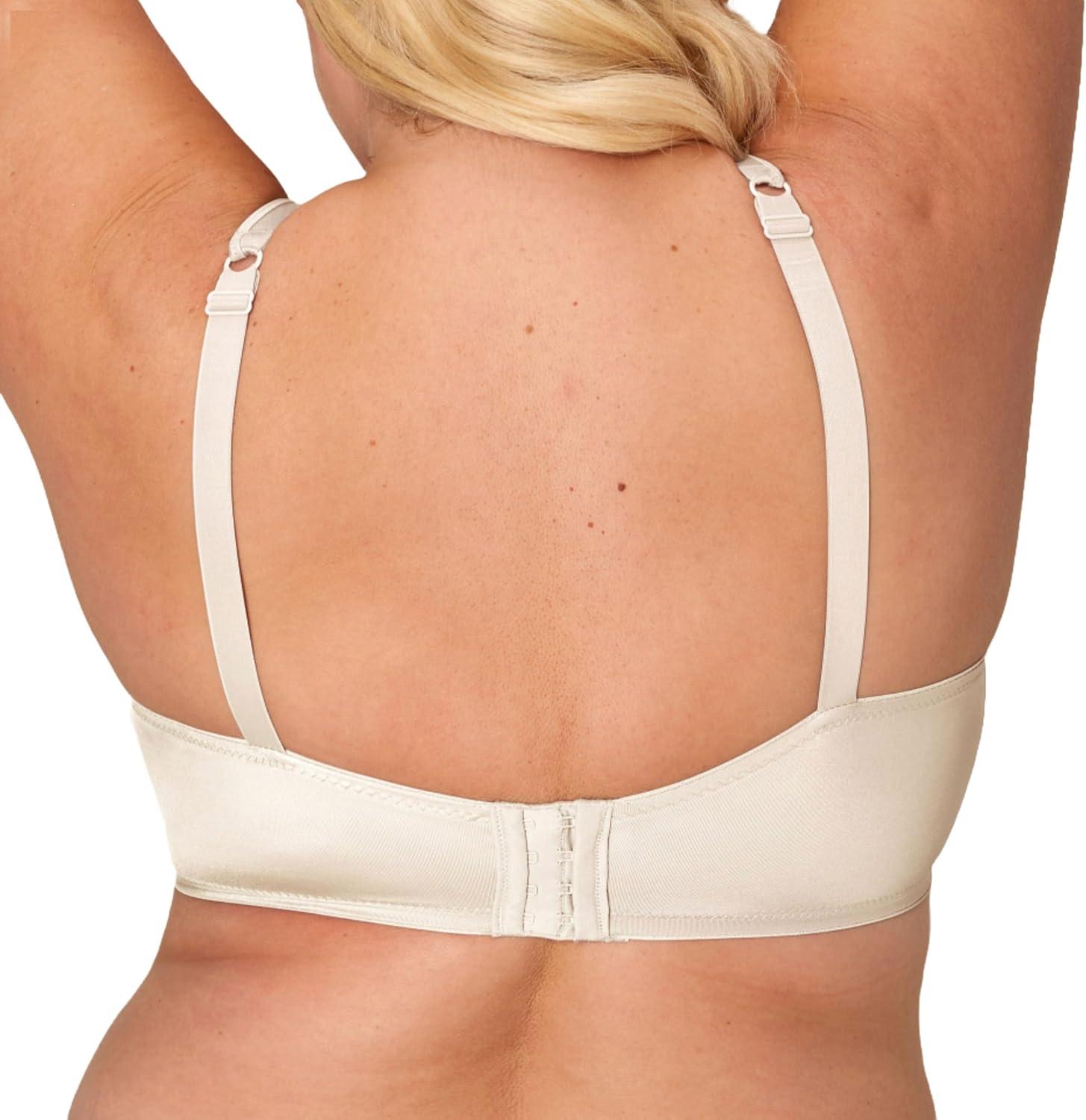 imagePlaytex Womens Love My Curves Feel Gorgeous Underwire Full Coverage Bra US4513Mother of PearlWarm Steel Combo