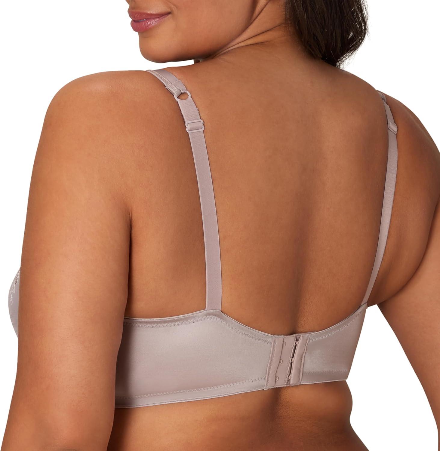 imagePlaytex Womens Love My Curves Feel Gorgeous Underwire Full Coverage Bra US4513Warm SteelMother of Pearl Combo