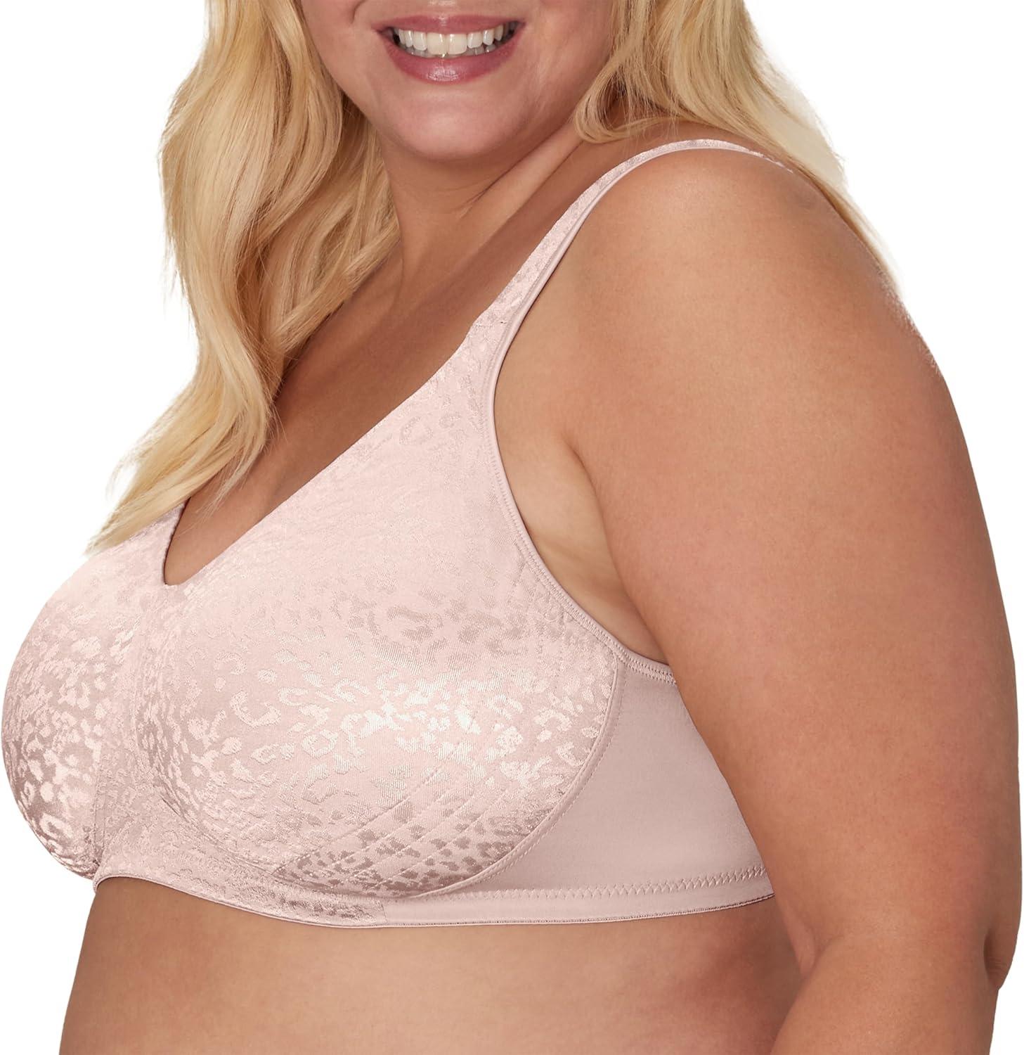 imagePlaytex Womens Wireless Bra Single Or 2Pack 18 Hour Ultimate Lift amp Support Bras for Women PlusEveryday Beige