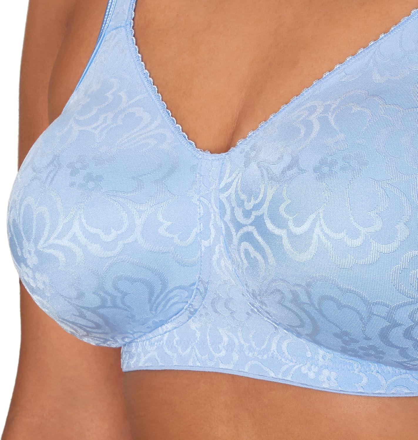 imagePlaytex Womens Wireless Bra Single Or 2Pack 18 Hour Ultimate Lift amp Support Bras for Women PlusZen Blue