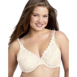 Playtex Women’s Love My Curves Feel Gorgeous Underwire Full Coverage Bra US4513(Mother of Pearl)