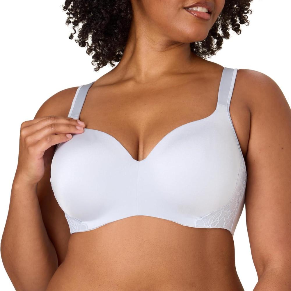 imagePlaytex Womens Balconette Underwire Bra PlusSize Bras Available Full Coverage MoistureWicking 4802Salty Pepper Grey