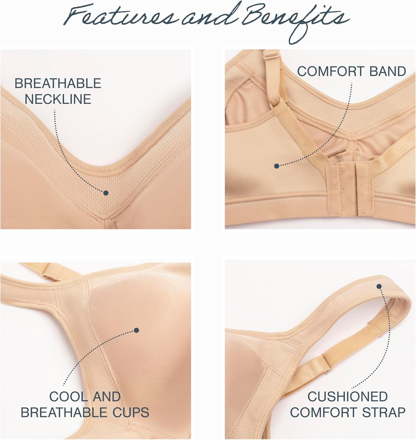 imagePlaytex Womens 18 Hour Active Lifestyle Full Coverage Bra 4159Light Beige