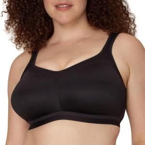 Playtex Women’s 18 Hour Active Lifestyle Full Coverage Bra #4159(Real Black)