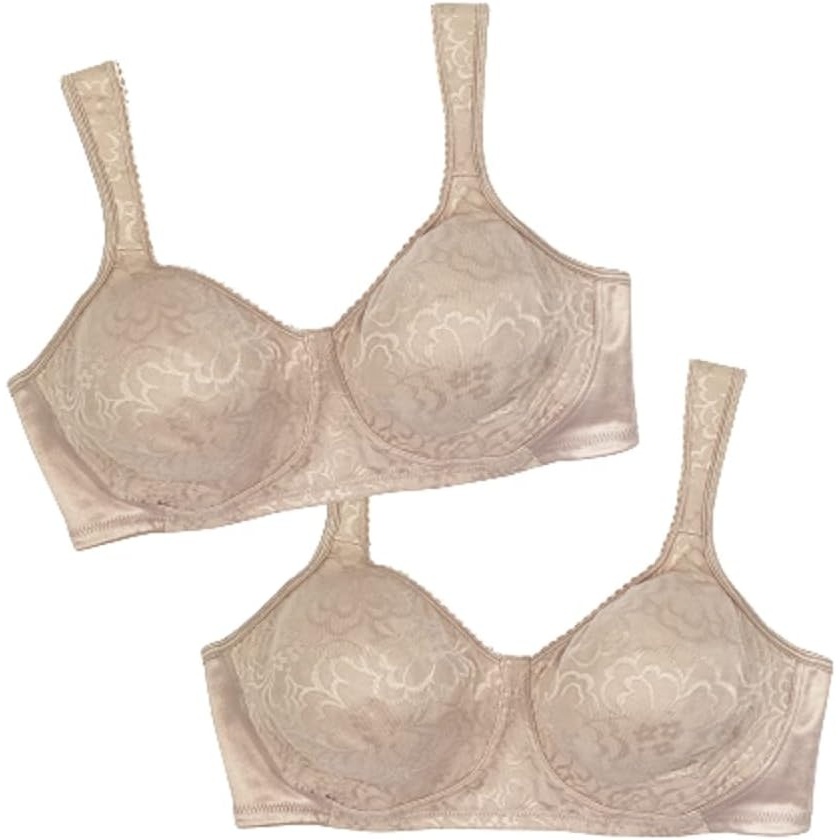 image:imagePlaytex Womens 18 Hour Ultimate Lift and Support Wire Free Bra US4745 Available in Single and 2PacksNudeNude 2pack
