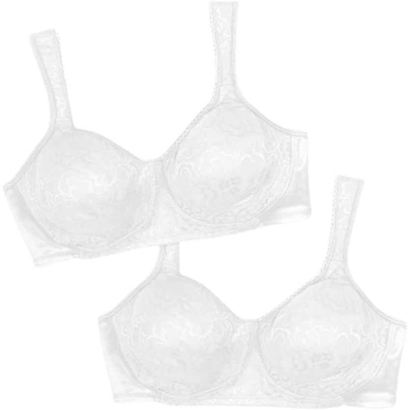 image:imagePlaytex Womens 18 Hour Ultimate Lift and Support Wire Free Bra US4745 Available in Single and 2PacksWhiteWhite 2pack