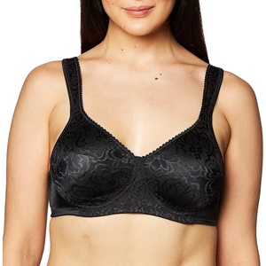 Playtex Women’s 18 Hour Ultimate Lift and Support Wire Free Bra US4745, Available in Single and 2-Packs(Black)