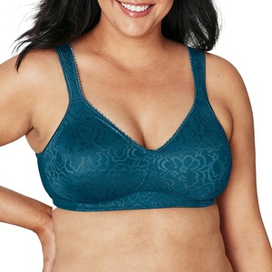 Playtex Women’s 18 Hour Ultimate Lift and Support Wire Free Bra US4745, Available in Single and 2-Packs(Juniper Blue)