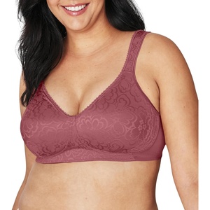 Playtex Women’s 18 Hour Ultimate Lift and Support Wire Free Bra US4745, Available in Single and 2-Packs(Rustic Berry Red)